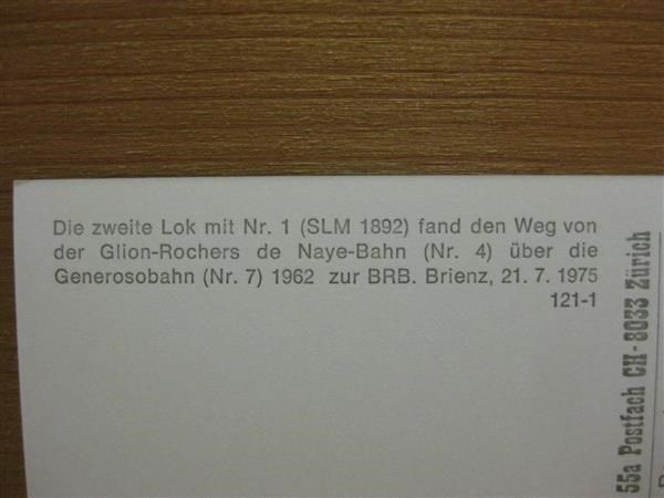 Cartoline postali: AK Brienz Depot mit Dampflokomotive – Nuovo (secondo la descrizione) da Malters venduto da Marosko 1