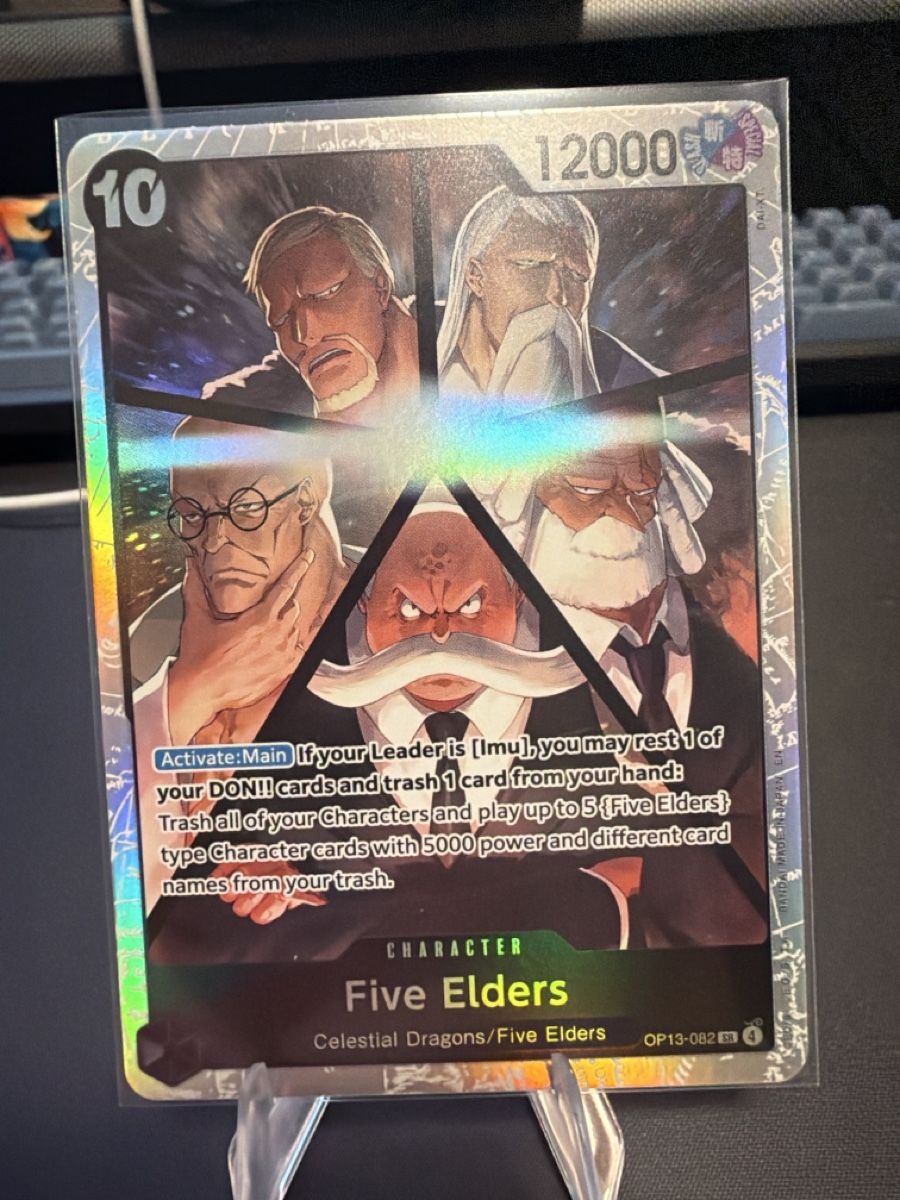 Bandai Carte collezionabili: One Piece TCG - Five Elders – Nuovo (secondo la descrizione) da Kriens venduto da Ajiani