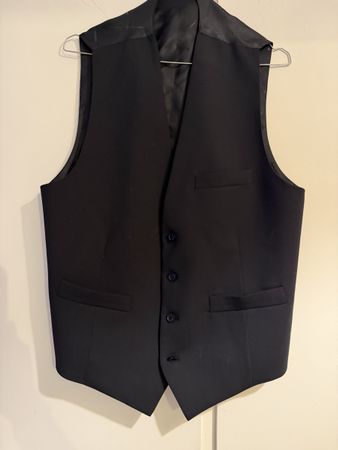 Gilet elegante Daniele Alessandrini nero tg 50 come nuovo