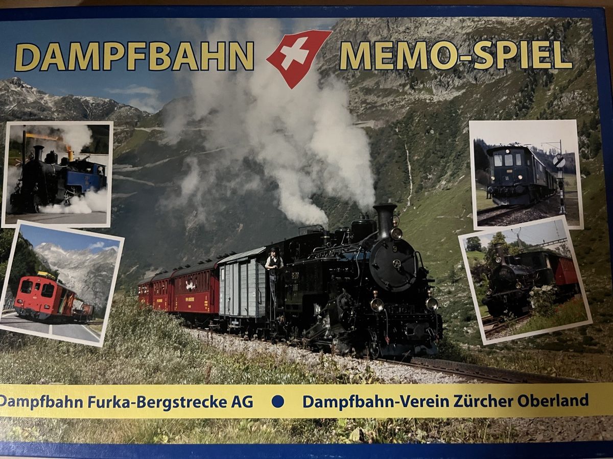Giochi: Memory Dampfbahn 72-teilig – Usato da Samstagern venduto da Manuel119