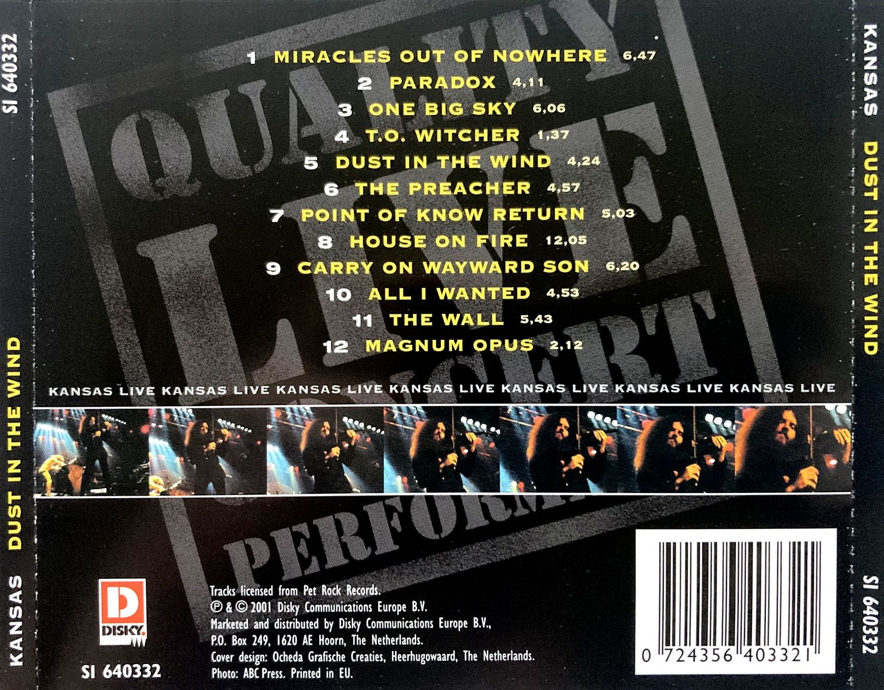 CD: KANSAS - DUST IN THE WIND – Usato da Bottens venduto da hotter-than-hell 1