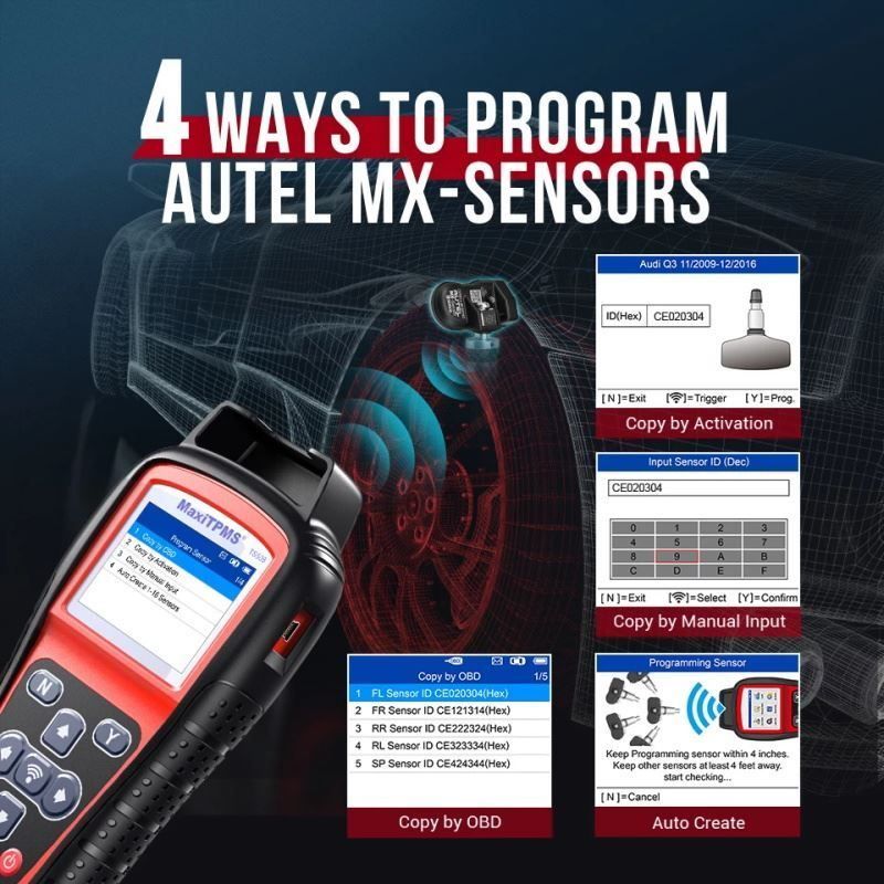 Autel Tutti gli attrezzi: Autel MaxiTPMS TS508 Service Werkzeug – Nuovo e nell'imballaggio originale da Malans GR venduto da BUYBEST-Schweiz 4
