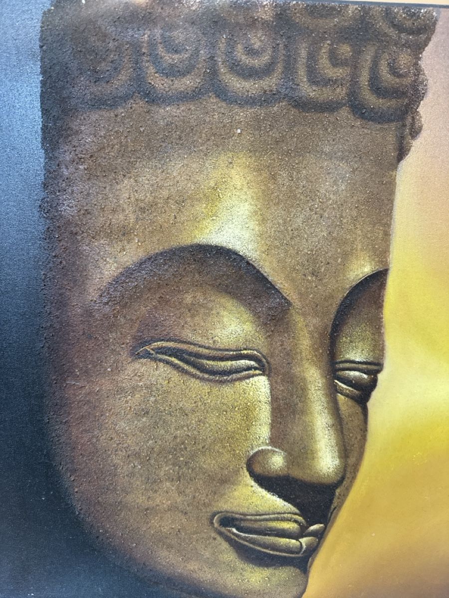 Dipinti: Buddha Bild , Handgemalt – Usato da Bern venduto da rolfunddiana 1