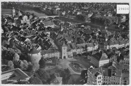 Flugaufnahme Solothurn Altstadt