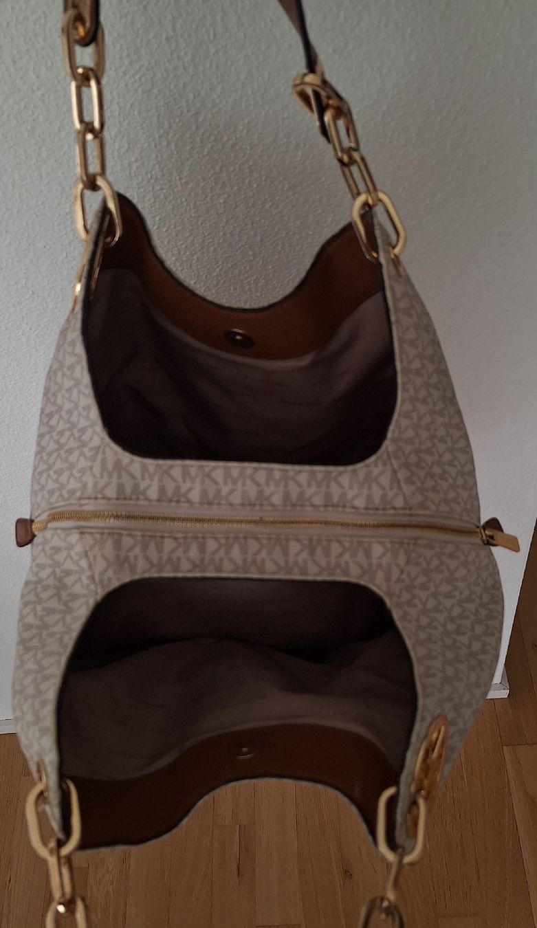 Michael Kors Borse da donna: Damentasche Michael Kors Tasche Logo Print beige  – Usato da Brugg AG venduto da bacbac5757 7
