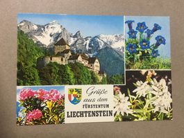 AK Grüsse aus dem Fürstentum Liechtenstein