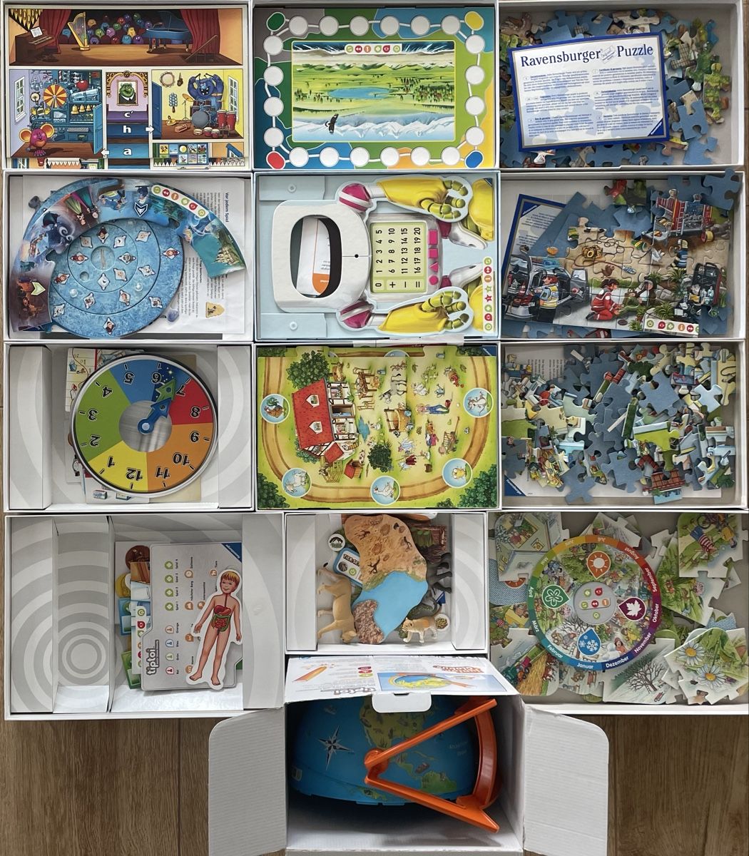 Tiptoi Spiele: 18 x Tip Toi (Spiele, Puzzle, Bücher, Globus) – Gebraucht aus Aadorf von Assyrian-Bazar 1