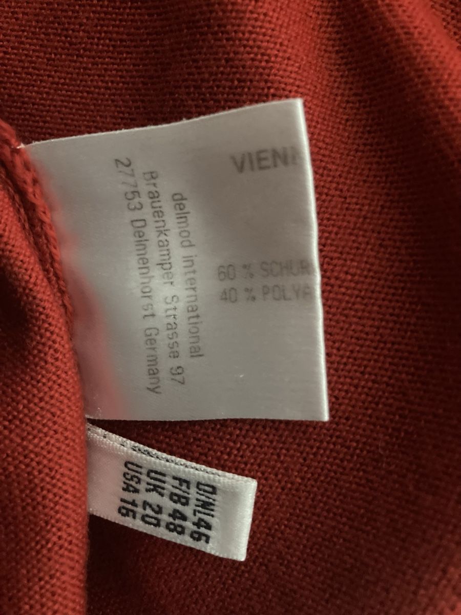 Pullover & Sweatshirts: Neu: Delmod Strick-Pulli, 60% Wolle, Orange Gr. L – Neu und originalverpackt aus Stetten AG von Hanya 6