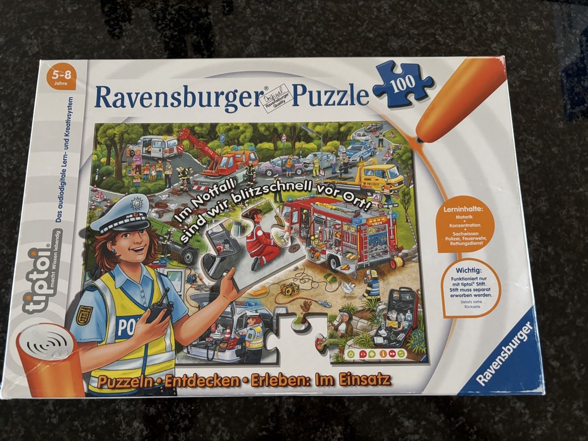 Tiptoi Puzzles: Ravensburger tiptoi Puzzle 100 Teile Einsatzort – D'occasion à Grosswangen par Sunnyday35