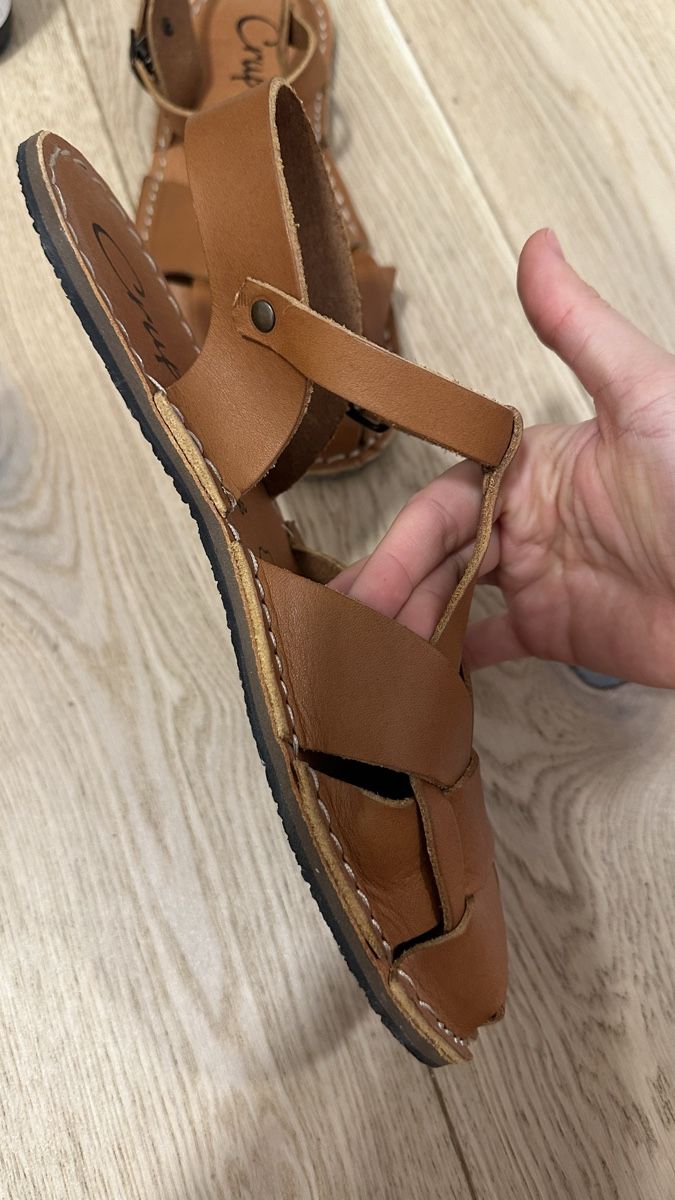 Scarpe da donna: Sandals, Crupon, Size 38, barefoot, Leather, Brown – Nuovo (secondo la descrizione) da Troinex venduto da AnnaAbanin 3