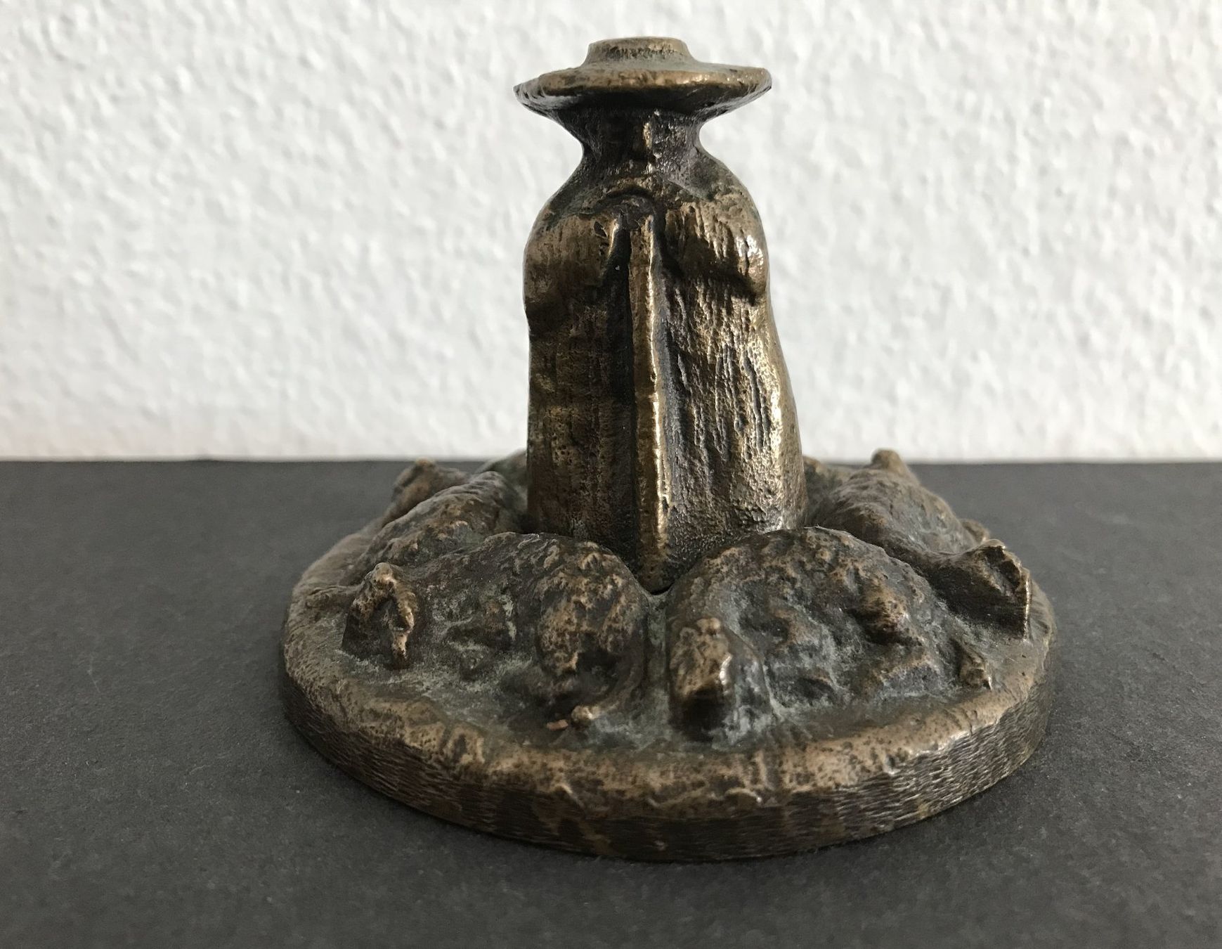 Skulpturen & Statuen: BRONZE FIGUR HIRTE mit MONOGRAMM MK – Gebraucht aus Luzern von Immergern 5