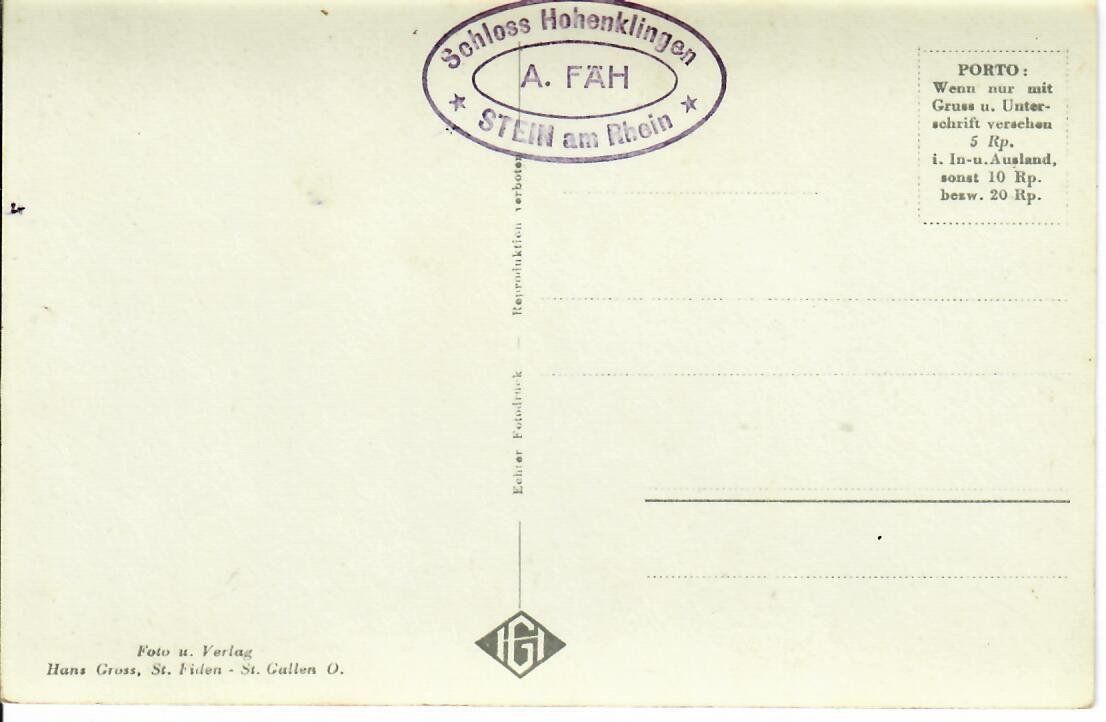 Cartoline postali: Stein am Rhein – Usato da Hochdorf venduto da Ziegel-16 1