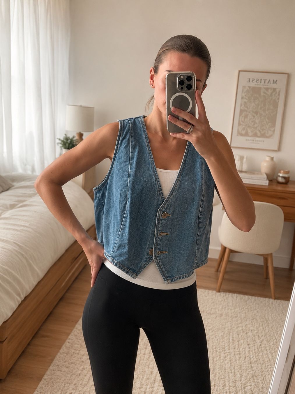 Gilet & Giacche senza maniche: Denim Vest, Cropped, Button Up – Nuovo (secondo la descrizione) da Baar venduto da Zlata1
