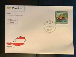 Österreich 2001 amtl. FDC Brauchtum Murecker Schiffmühle