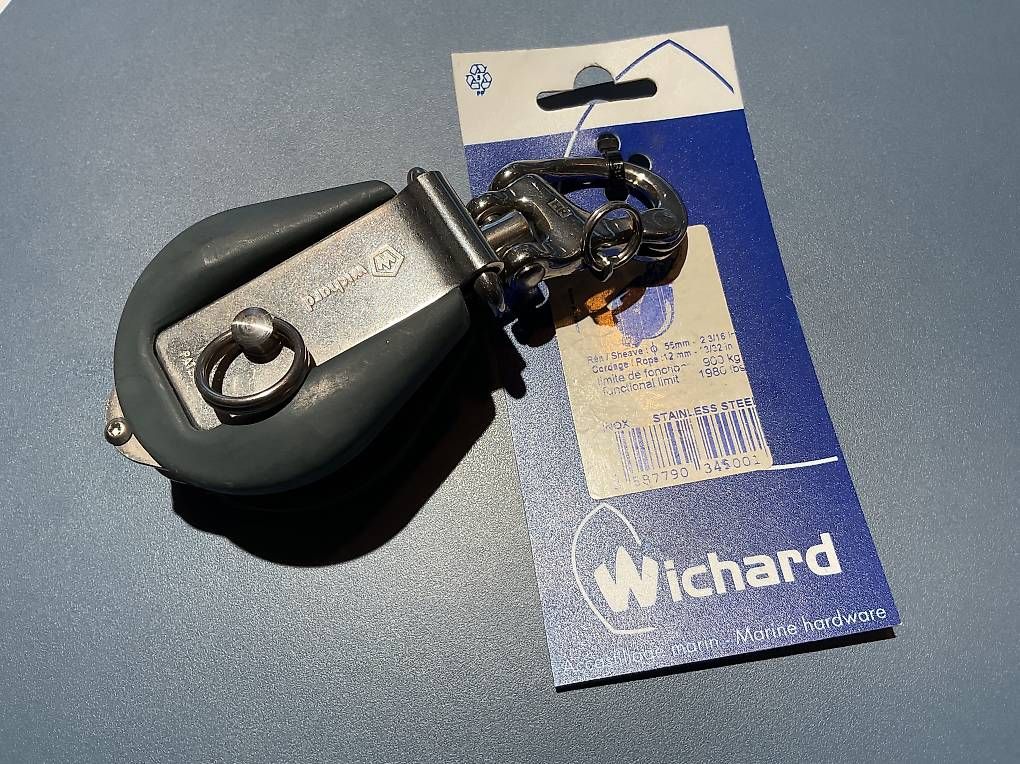 Barche: Snatch block with snap shackle - Max rope size 12 mm – Nuovo (secondo la descrizione) da Horw venduto da inf_x668 1