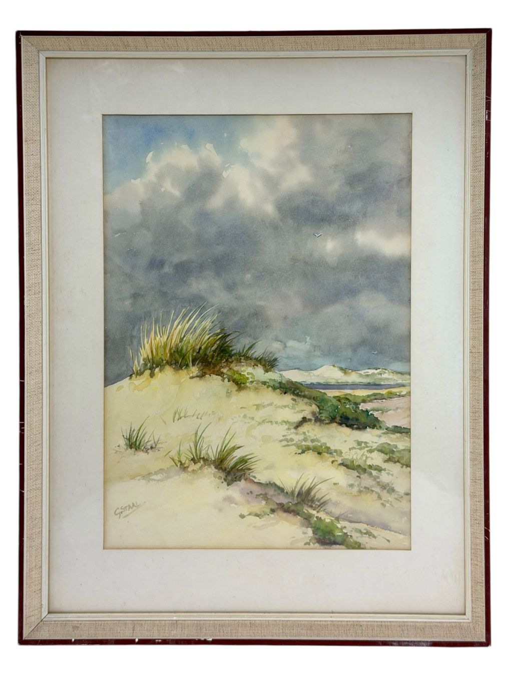 Dipinti: Pierre Gustave Eugene STAAL - Aquarelle Paysage Marin – Usato da Morges venduto da mod_q7tt 8
