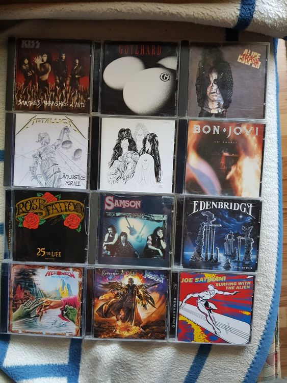 36-teilige CD Sammlung aus Hard Rock und Heavy Metal (Gebraucht) in ...