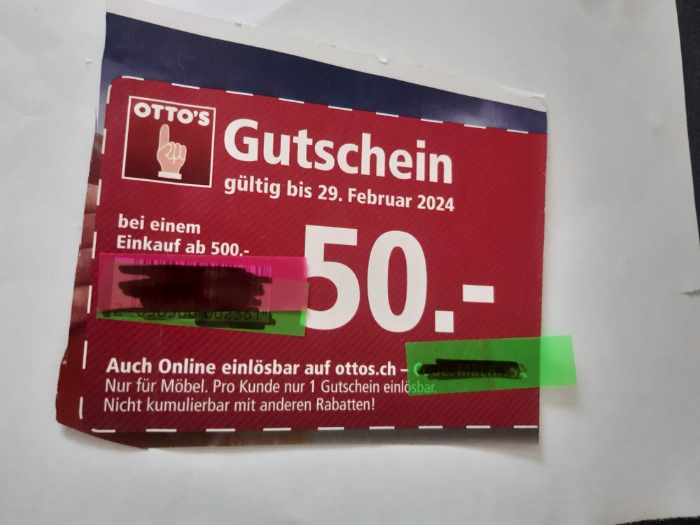 Ottos 50.00 Rabatt Kaufen auf Ricardo