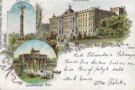 Gruss aus Berlin, Litho, 1899