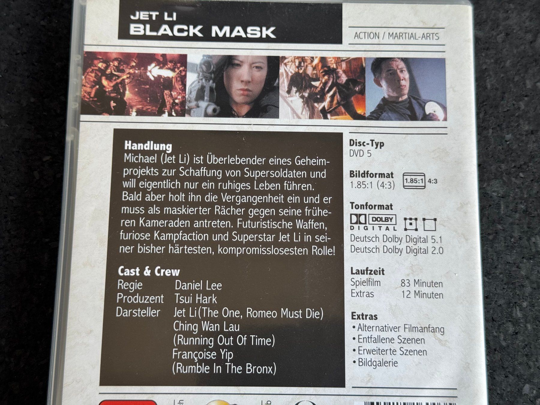 Alle DVDs: Jet Li Black Mask DVD DE – Gebraucht aus Fribourg von tschjoly 2