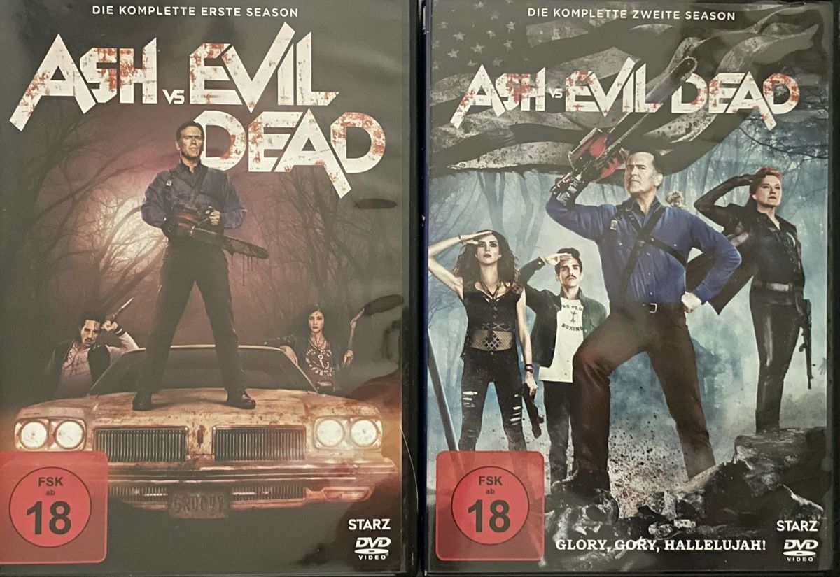 Tutti i DVDs: Ash vs. Evil Dead - Staffel 1+2 – Usato da Waldenburg venduto da Mimily33