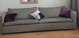 Sofa Italien Design grau 4-Sitzer guter Zustand