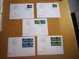 GA 1999 FDC UIT Serie einzeln und 4er NUR 75 RP