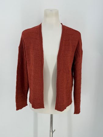 Cardigan/ Strickjacke Gr. S rostrot von Chicorée