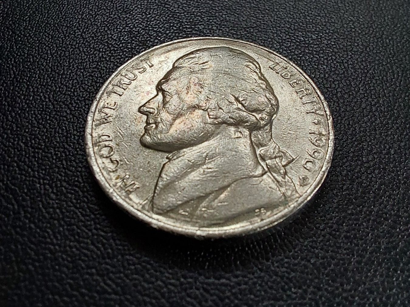 Medaglie: Five Cents Münze USA 1990 – Usato da Rütihof venduto da cla_v8dy 1