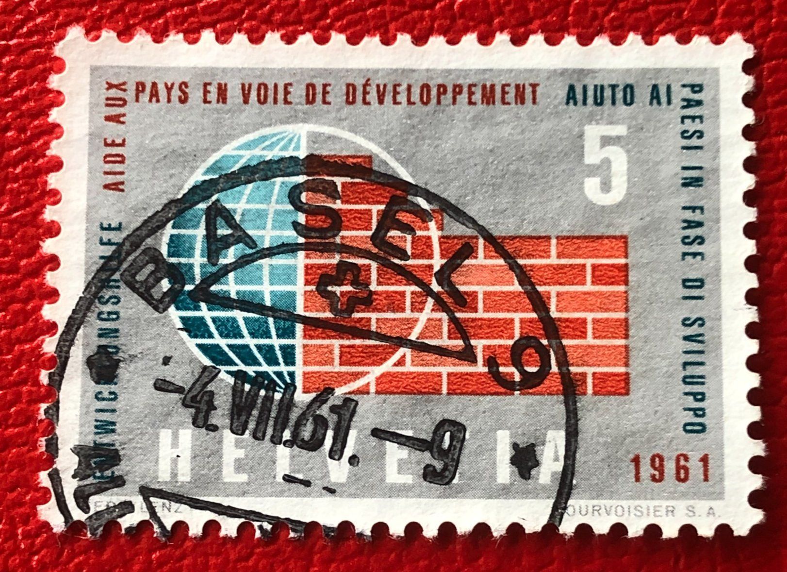 Tutti i francobolli: Nr.375 mit Vollstempel Basel – Usato da Aarau venduto da Billa007