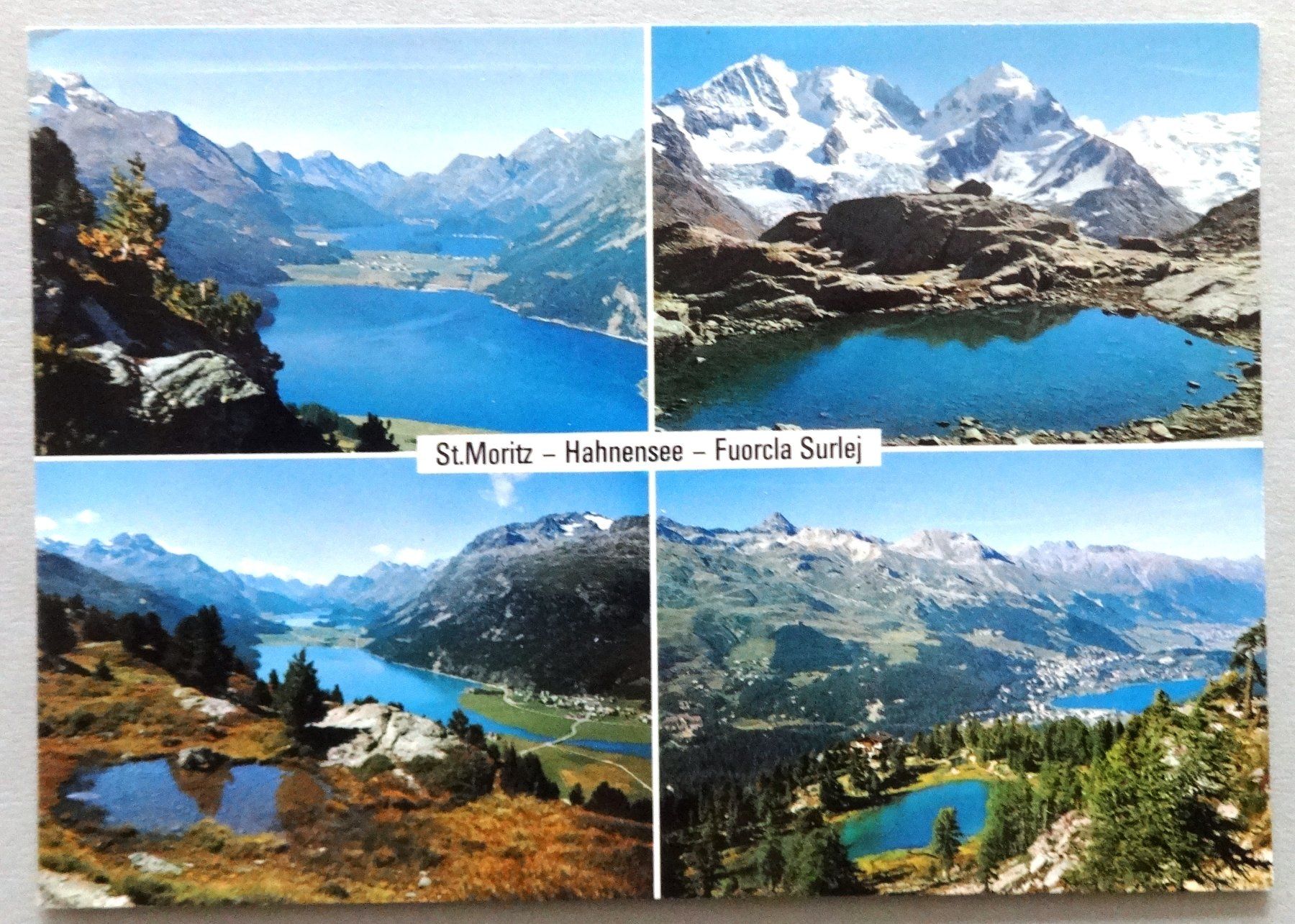 Cartes postales: St. Moritz - Hahnensee - Fuorcla Surlej – D'occasion à Fétigny par Billy2miny