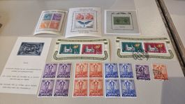Lot Blocks und Sondermarken mit NABA Block
