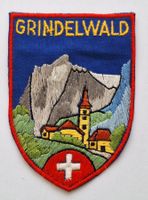 Grindelwald Stoff Wappen Aufnäher Badge St.Gallen Stickerei