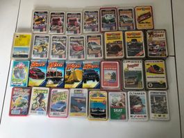 31 Sammelkarten von Ravensburger, Top Ass, lb und weitere