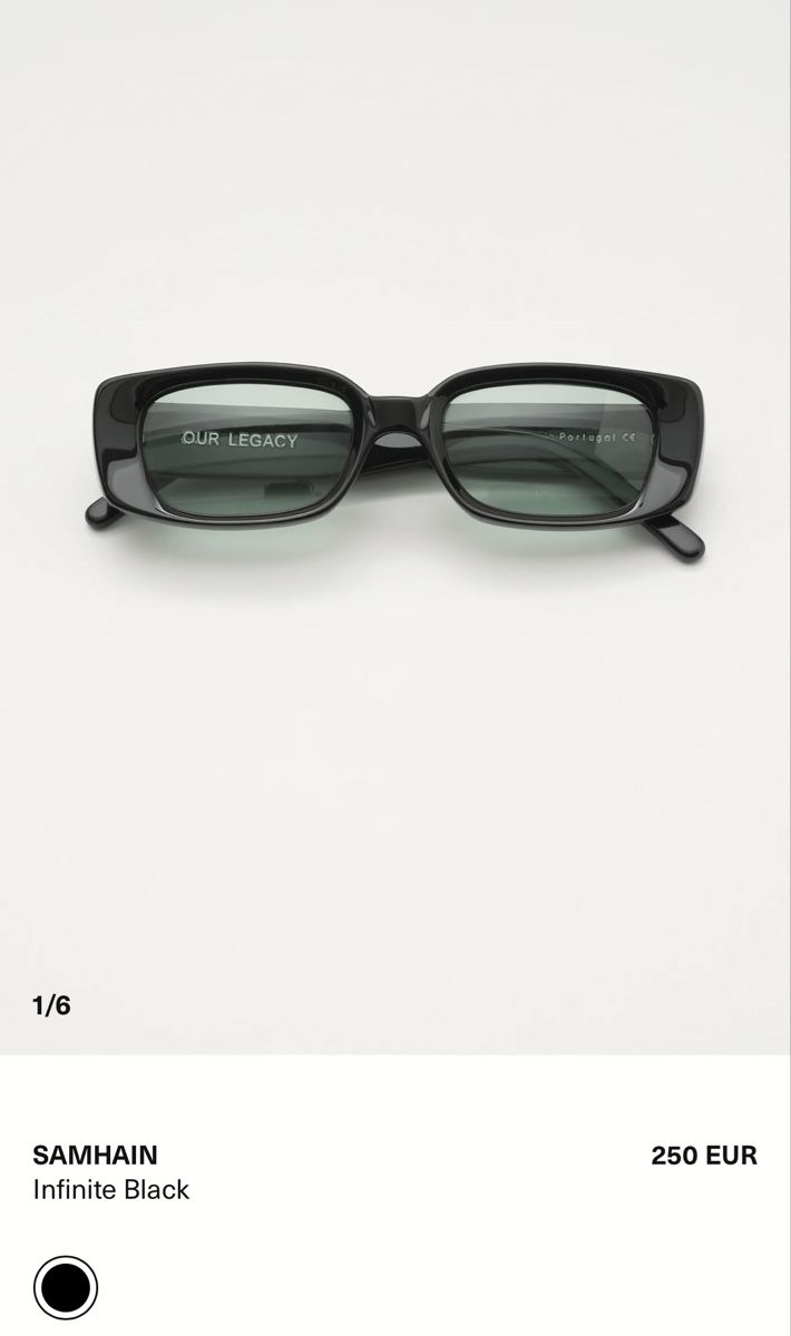 Lunettes & Verres: Our Legacy Black Samhain Sunglasses – D'occasion à Zürich par Secondhanddealer 5