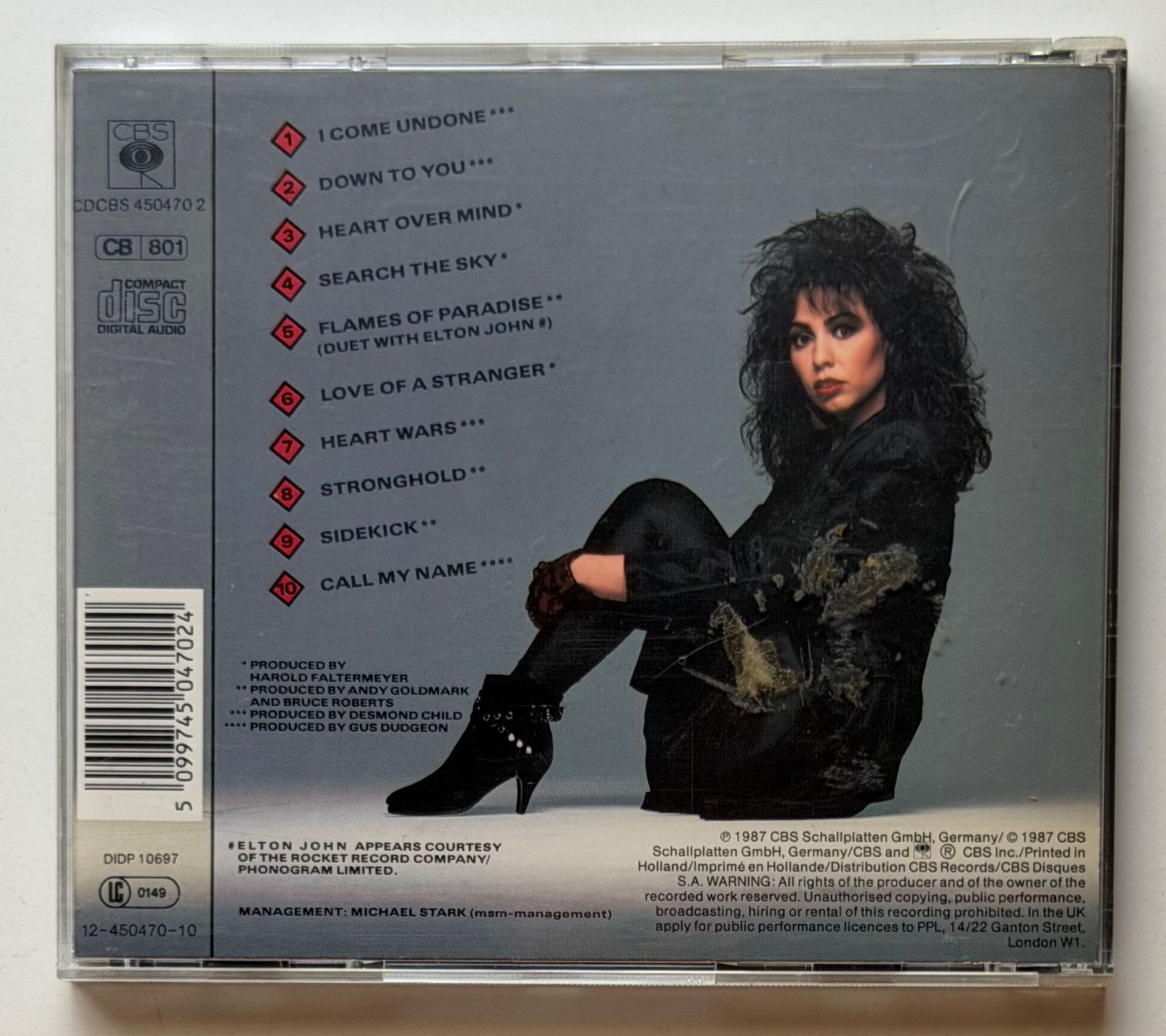 CD: Jennifer Rush / Heart Over Mind – Usato da Näfels venduto da rottabi 1