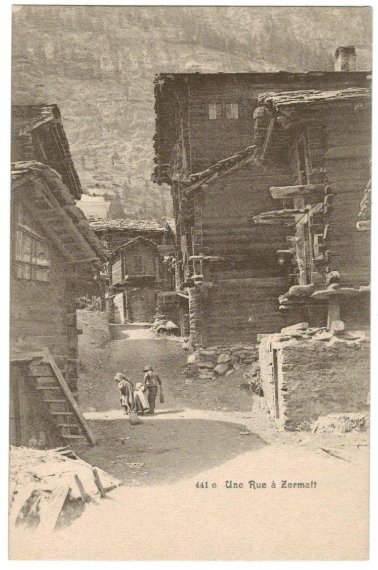 Cartoline postali: AK une rue a Zermatt – Usato da Zürich venduto da Tolima194