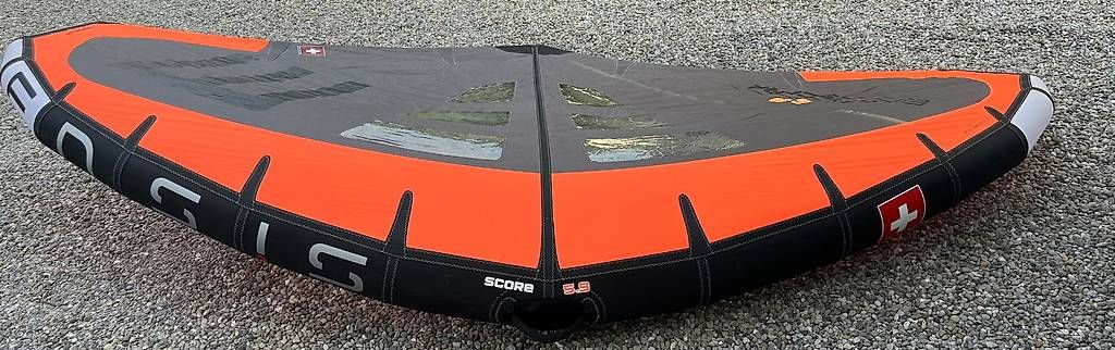 Ensis Surf: Ensis Score III Wing 2025 Rigid Handle 5.2 qm – Usato da Birmensdorf ZH venduto da himmel014 2