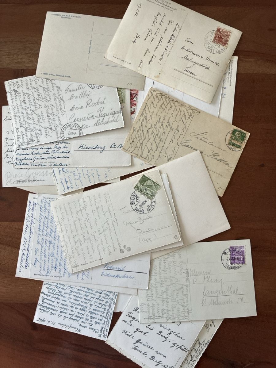 Cartoline postali: 50 Ansichtskarten diverse Kanton Aargau 2 – Usato da Oftringen venduto da Cla.vD.74 1
