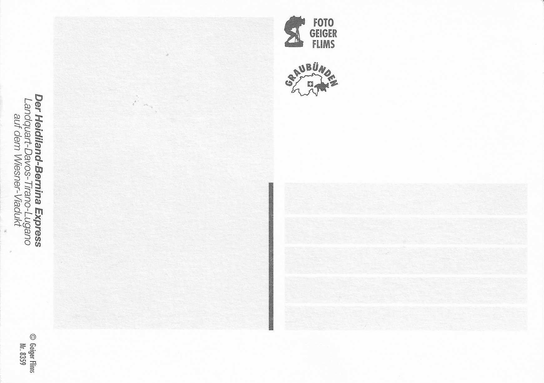 Cartoline postali: Der Heidiland-Bernina Express – Nuovo (secondo la descrizione) da Rothrist venduto da Stranglehold 1