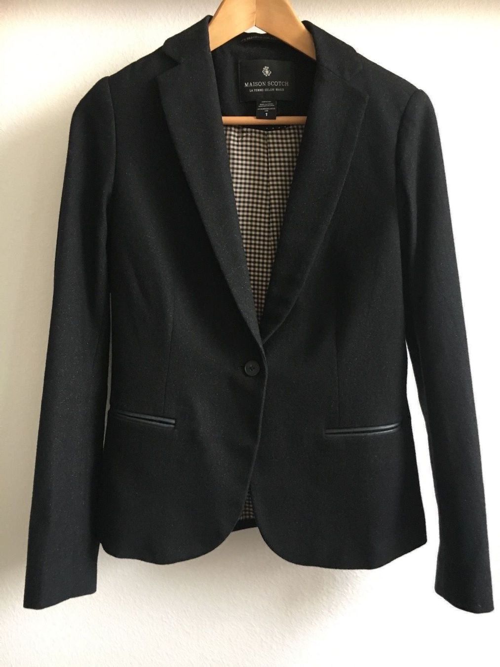 Maison Scotch Giacche: Maison Scotch Blazer schwarz Gr. 36 – Usato da Zürich venduto da ehupp 1