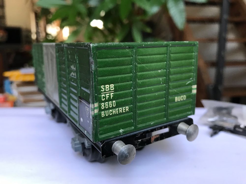 Buco Trains électriques: buco 8660, hochbordgüterwagen der SBB – D'occasion à liestal par makai05 3