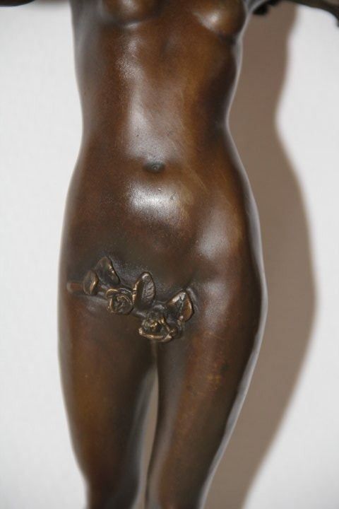 Sculture & Statue: Sculpture en bronze sur socle marbre . – Usato da Praz (Vully) venduto da pikuluka1 5