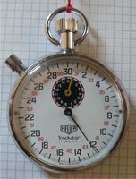 Heuer Trackstar Stoppuhr 30-Sek/15 Min, ø 54 mm - Stahl