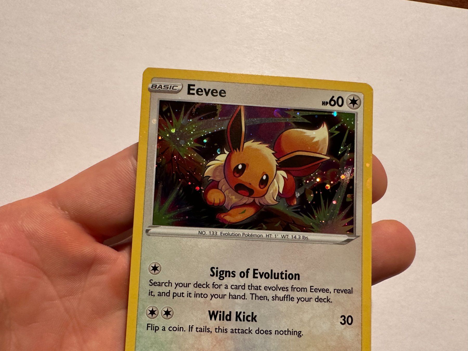 Pokémon Carte collezionabili: Eevee holo bleed SWSH Promo EN – Usato da Hagendorn venduto da Pokecollectorch 2