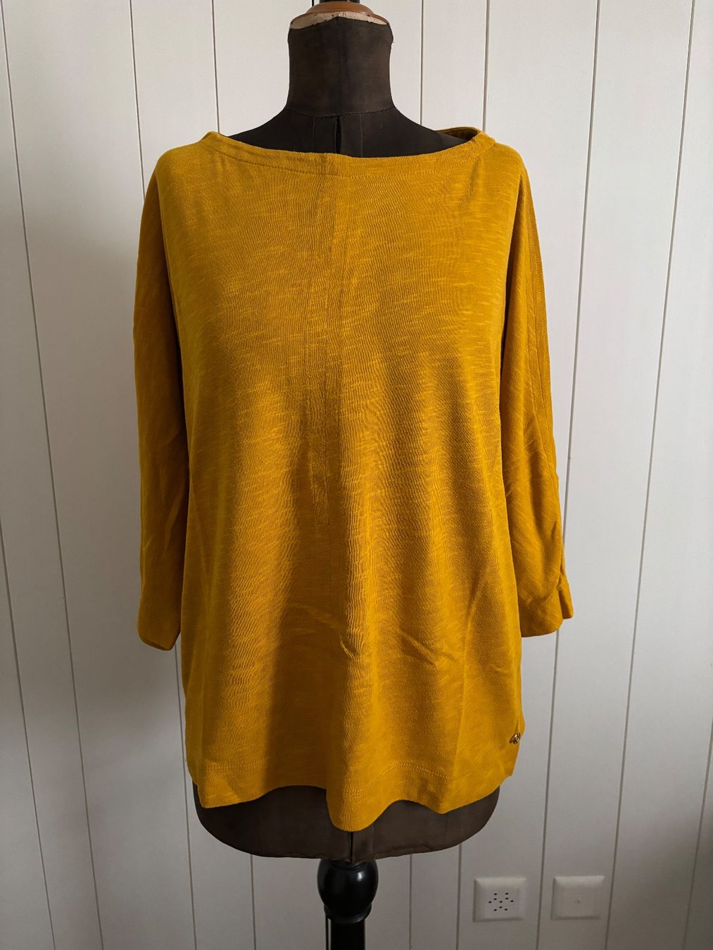 S.Oliver Maglioni & Felpe: S. Oliver 3/4 Arm Pullover senfgelb - Grösse 42 – Usato da Kleinandelfingen venduto da 2Baba3