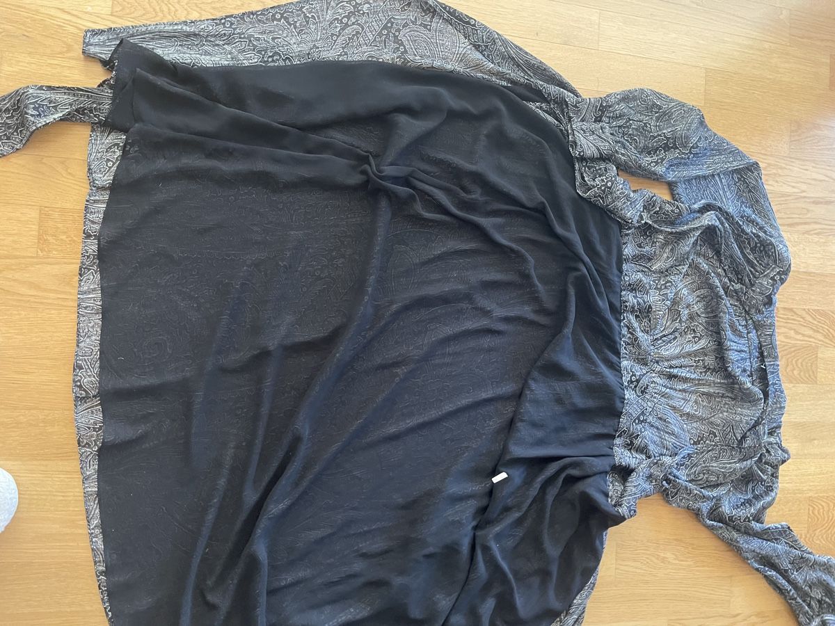 Kleider: Kleid Maxikleid Boho Wickeloptik Gr. S 36 schwarz gemustert – Gebraucht aus Rüschlikon von Lajniii 4