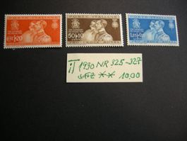 1930,  ITALIEN, Nr 325-327, HOCHZEIT, POSTFRISCH