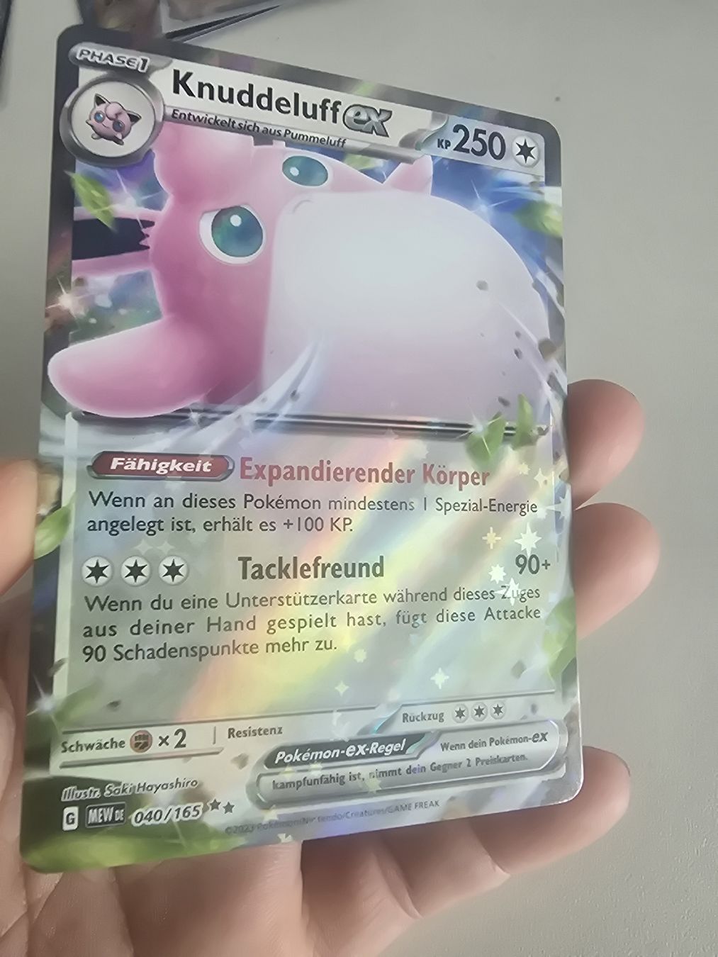 Pokémon Carte collezionabili: Pokemon Knuddeluff ex, DE, 2023 – Nuovo (secondo la descrizione) da Pfäffikon SZ venduto da gmw_8nk9 3