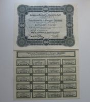 Aktie 1921 Appenzellerbahn-Gesellschaft